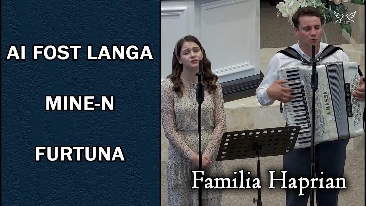 Familia Haprian - Ai fost langa mine-n furtuna | muzica crestina