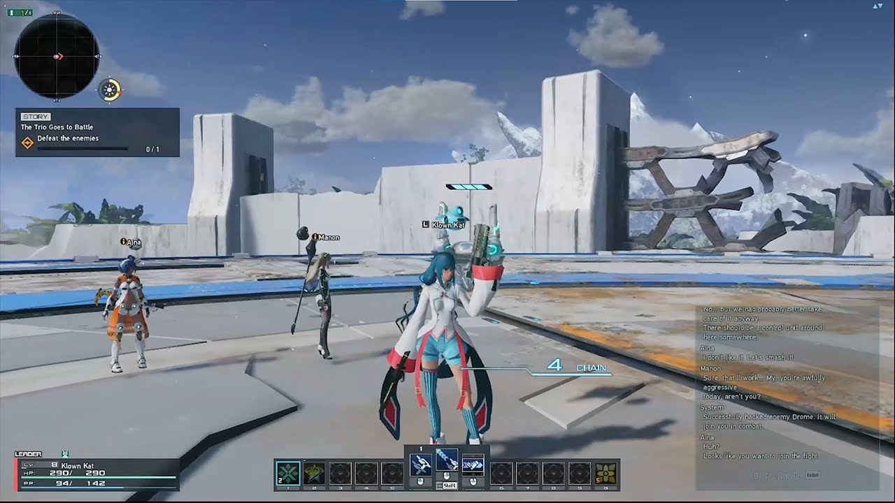 Day 1 of PSO2 New Genesis | Vanford Laboratory Ruins Quest #PSO2 #NGS ...