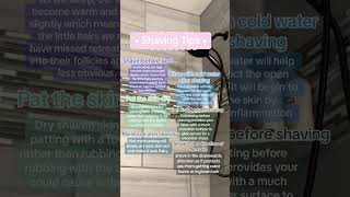 Shaving Tips #fyp #foryoupage #foryou #foryoupagethis #viral #parati ... #Shorts