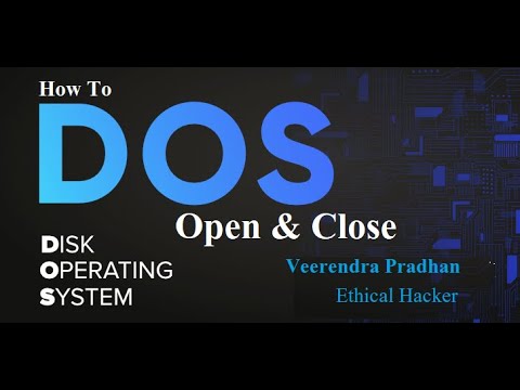 How To Open & Close In Command Prompt & MS-Dos ?