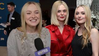 Dakota Fanning Says Working w/ Sister Elle on ’The Nightingale’ Is ‘Great' (Exclusive)
