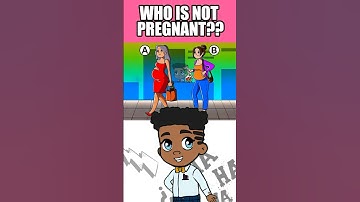 WHO IS NOT PREGNANT? #riddle #quiz