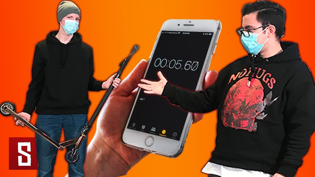 Wir SCHENKEN einem RANDOM ZUSCHAUER ein (CUSTOM) STUNT SCOOTER - CHALLENGE | ITS YOUR'S #01