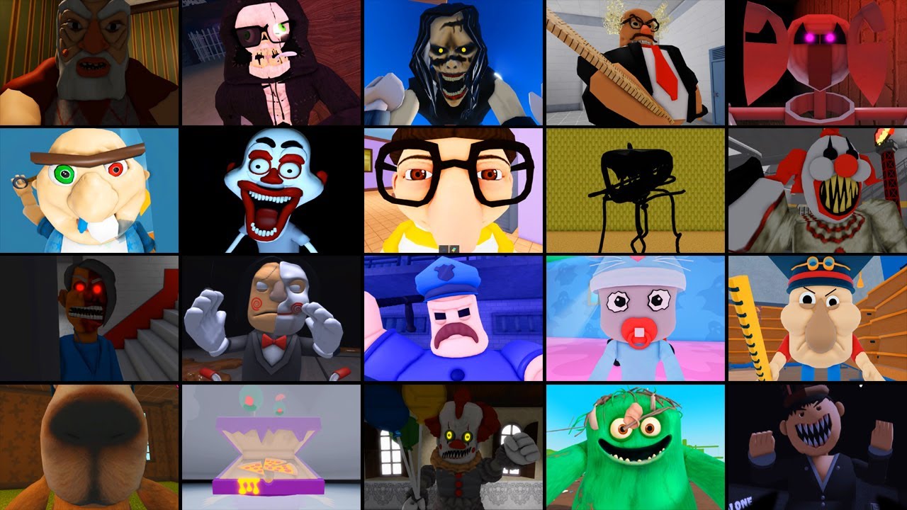 Roblox,Mind of PACKSTABBER,TRASH MONSTER OBBY,Escape Pennywise's Mansion,Baby Bobby Daycare.