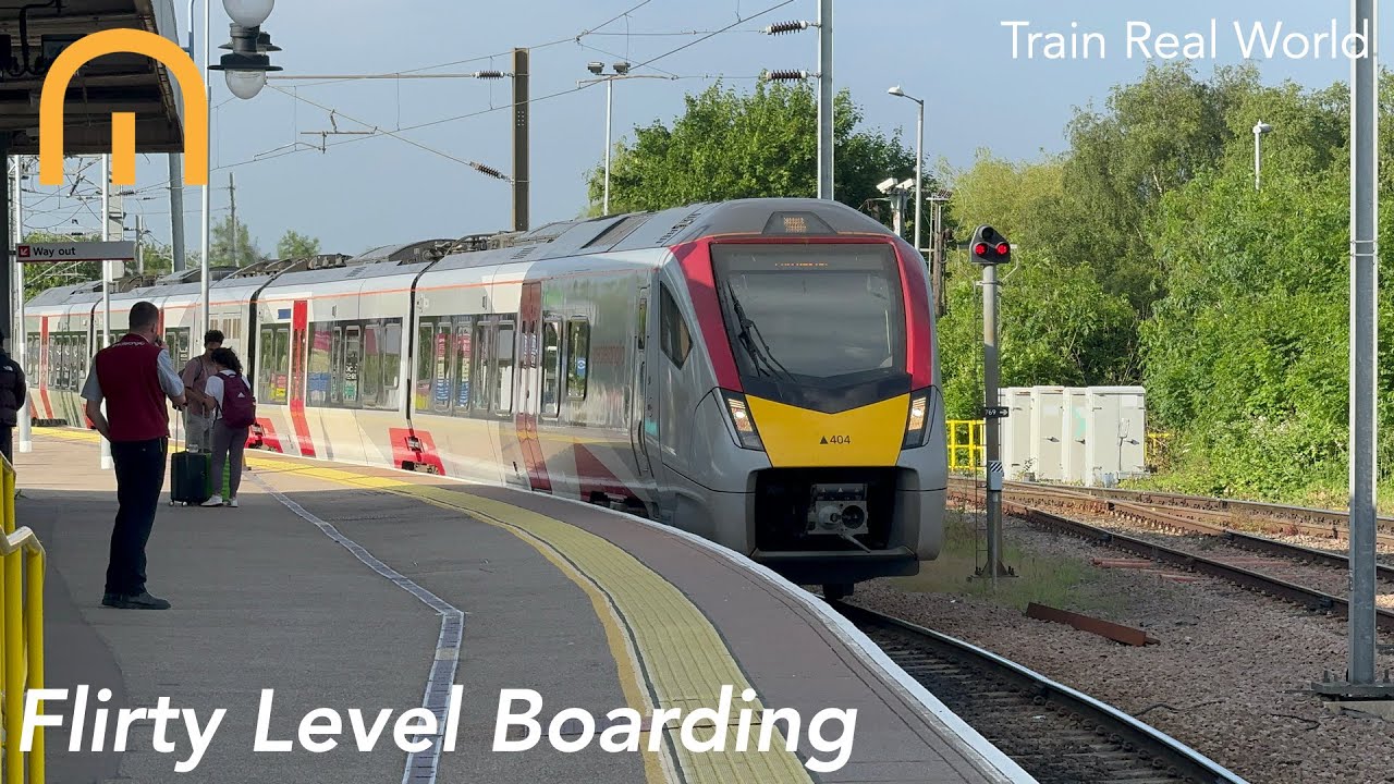 Level Boarding Example Flirty Level Boarding to Ipswich on the Class 755 - YouTube