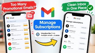 Gmail Just Fixed Stop promo emails 📬 Manage Subscriptions Explained