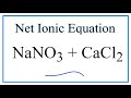 Net Ionic Equations and Spectator Ions