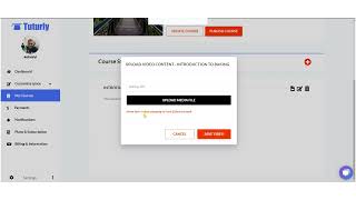 How to add modules to courses on Tuturly Wealth