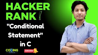 Conditional statement in hackerrank @Codewithsubhh ||Hindi||