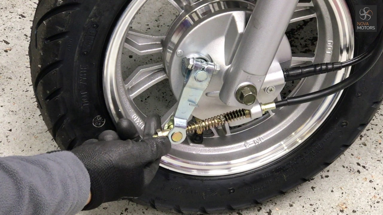 Nova Motors Bendi - Trommelbremse einstellen - YouTube
