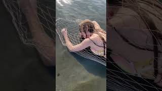 Celebrity Mermaid found washed up on the beach in a fishing net 😰 #realmermaid Net Worth