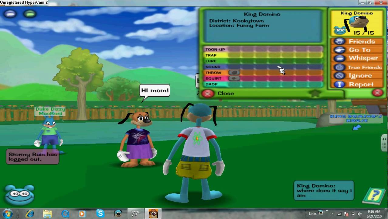 Toontown My friend at Funny Farm YouTube