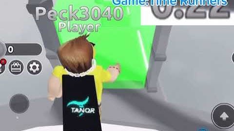I beat the record in time runners advanced obby #timerunnersroblox