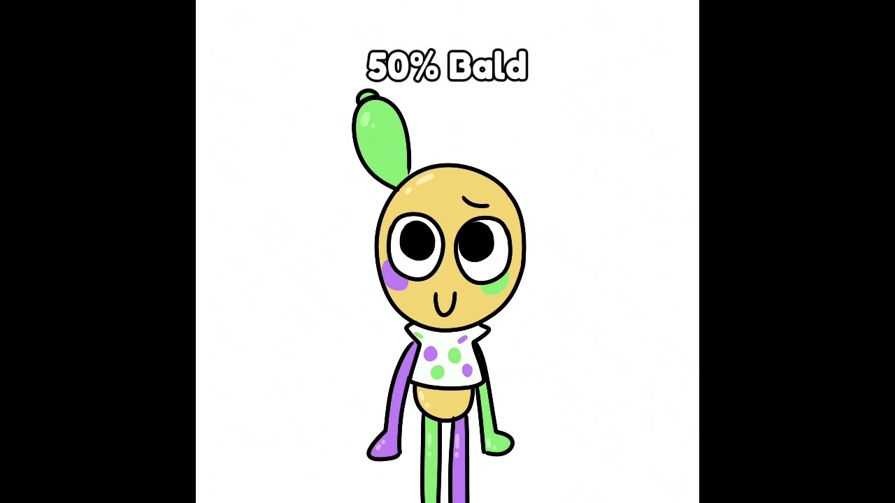 0% - 100% bald Looey🎈👨‍🦲 