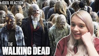 The Walking Dead 10x15 'The Tower' REACTION