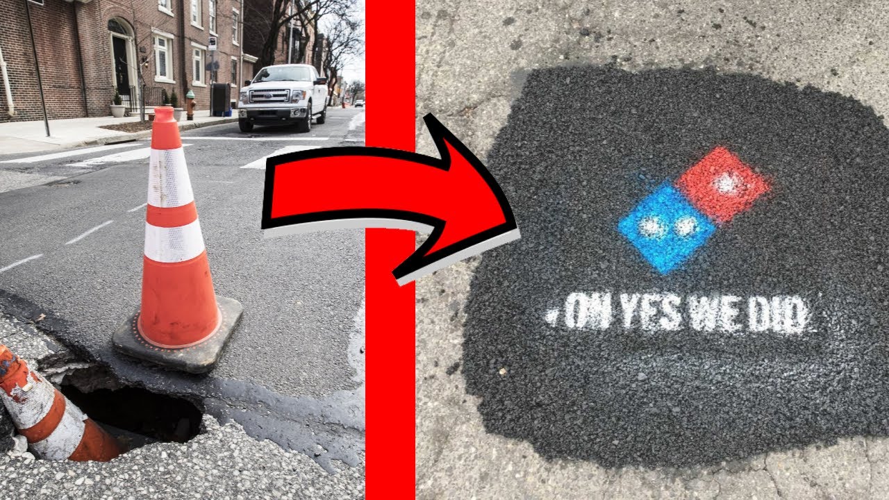 Domino's Has A Crazy Pothole Strategy And You Won't Believe What They Did