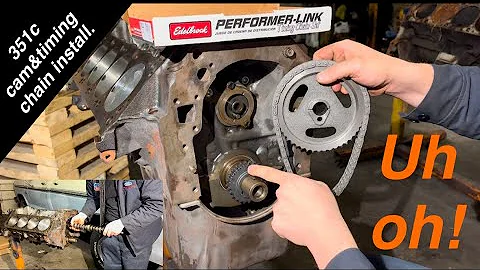351c,400,351m camshaft/ timing chain inspection and install-(engine build series).