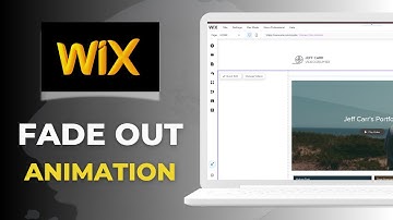 How to Add Fade Out Animation in Wix Studio