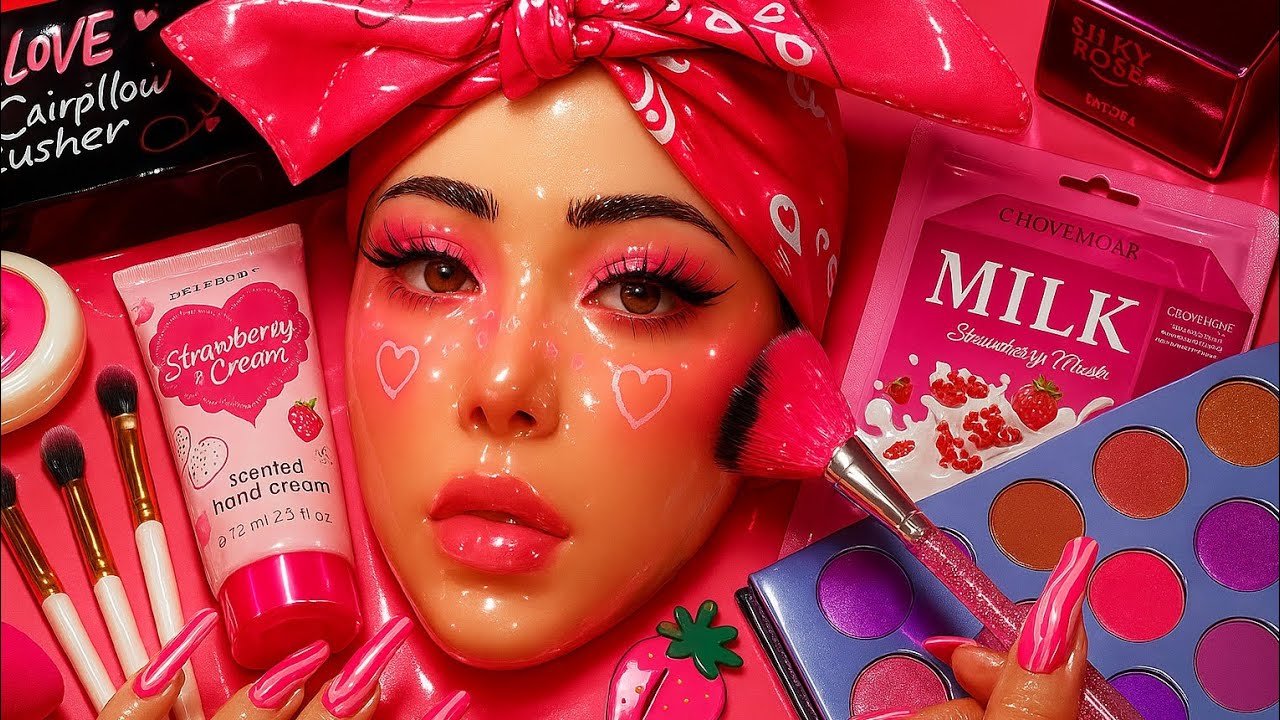 ASMR Манекен Glow Up 💖 Макияж для свидания | Никаких разговоров