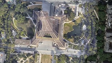 Eiffel Tower. Find out Eiffel tower In google earth.