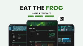 How to Use Eat the Frog Notion Template | Boost Productivity & Stop Procrastinating