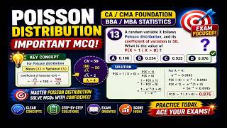 🎯Poisson Distribution MCQ | Conditional Probability Shortcut