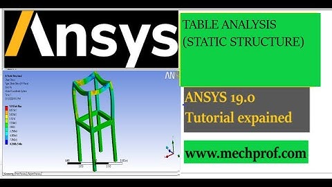 Table frame analysis