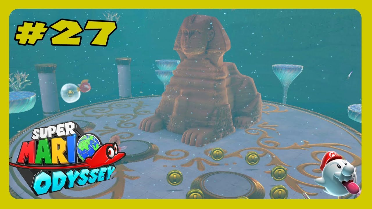 Super Mario Odyssey 27 Die Sphinx unter Wasser YouTube