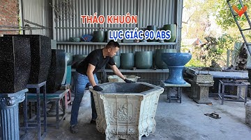 Tháo khuôn chậu lục giác 90 abs giá rẻ | Khuôn Tổng Hợp