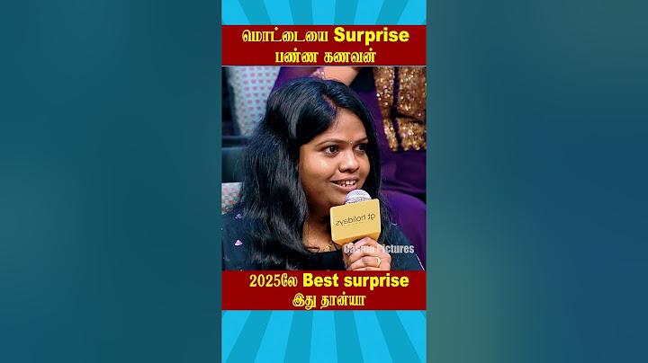 மொட்டையை Surprise பண்ண கணவன்  Neeya naana #ytshorts #Casinopictures
