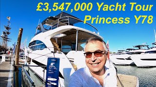 £3,547,000 Yacht Tour : Princess Y78