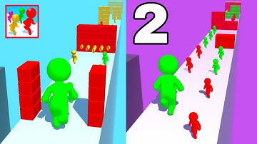 Color Run Stickman 3D All Levels Gameplay Walkthrough (Ios&Android) Part -2