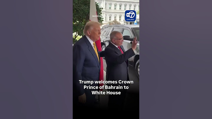 President Trump Welcomes Crown Prince of Bahrain to White House