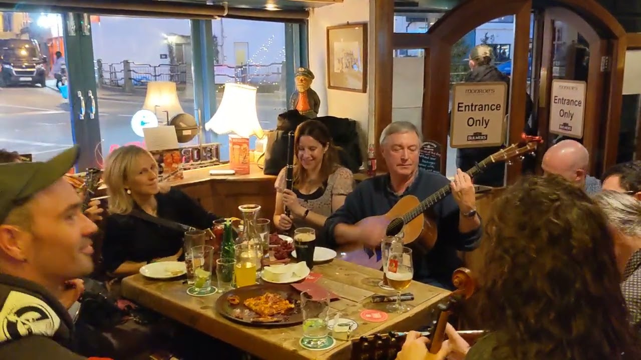 Trad Session at Monroe's with Sharon Shannon , Mary Shannon , Ger Clancy , Kevin Hough and friends.