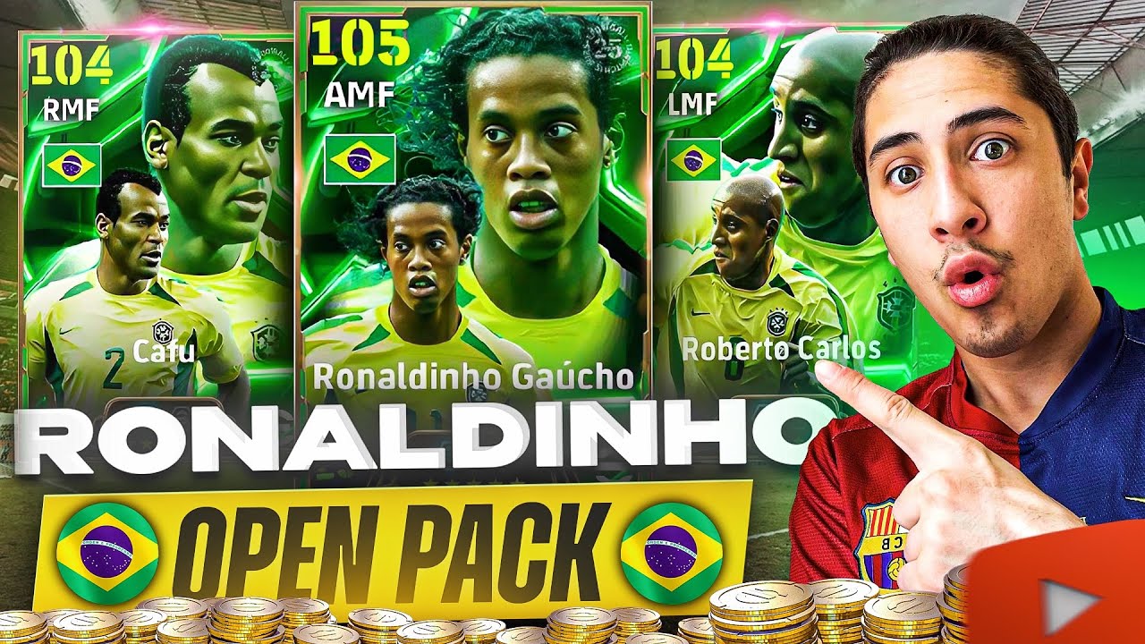 RONALDINHO 105 OPEN PACK & GAMEPLAY🔥 #efootballmobileuzbekistan