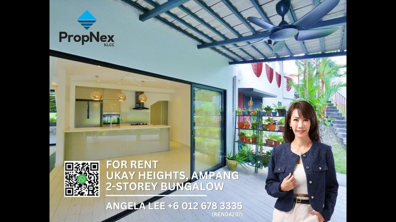 Ukay Heights, Ampang 2storey Bungalow for Rent YouTube