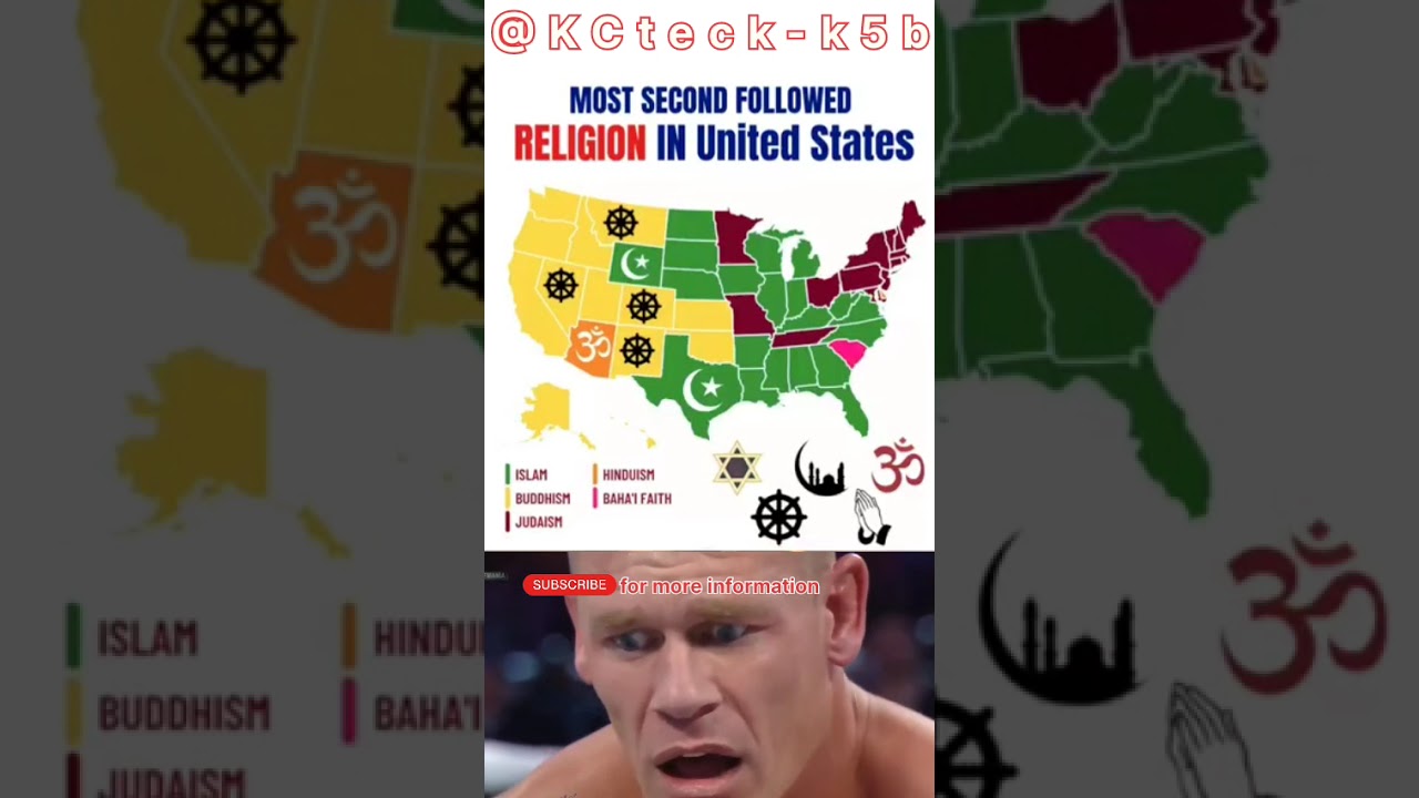 Second Largest Religion in United States 🇺🇲🛐 