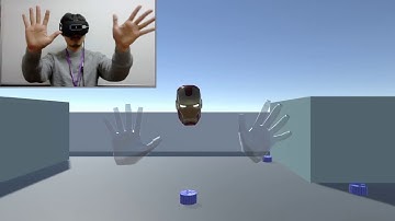 Omnipotent Virtual Giant for Human-Swarm Interaction