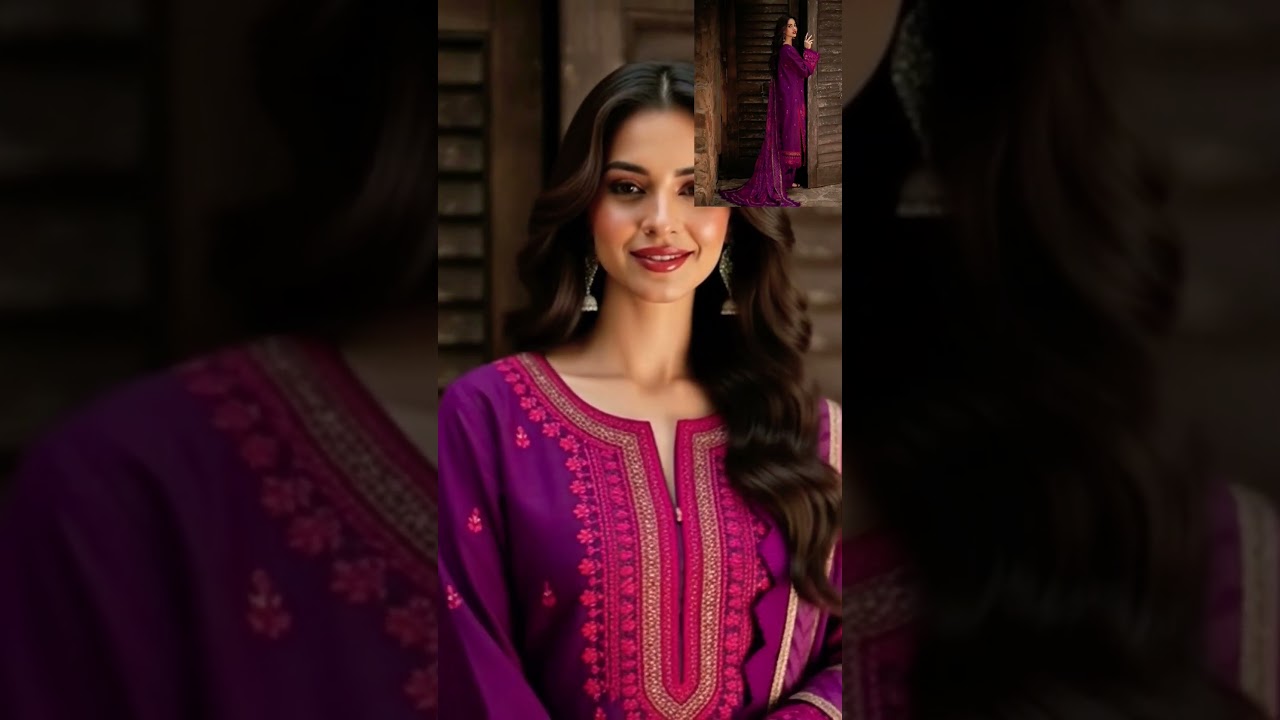 Classic Pakistani Printed Unstitched Dress Material for Women 