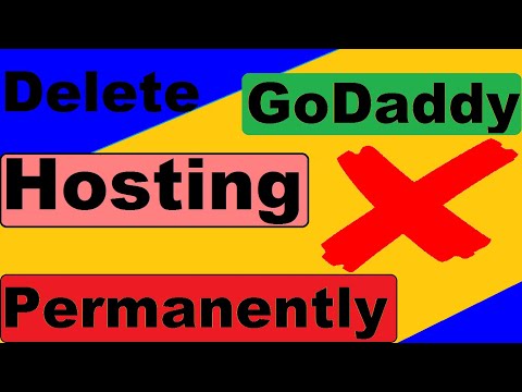 How to cancel web hosting on GoDaddy