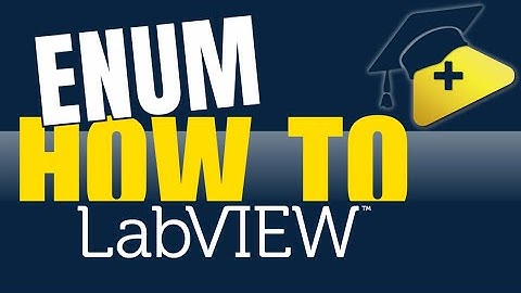How to use Enum in LabVIEW