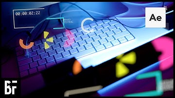 Tracked Hologram Infographic Effect - After Effects