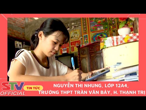 Video STV - Vượt lên khó nghèo, cô học trò Nguyễn Thị Nhung... - youtube