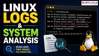 Linux Logs & Troubleshooting: How to Find the Root Cause | Hands on | Red9SysTech