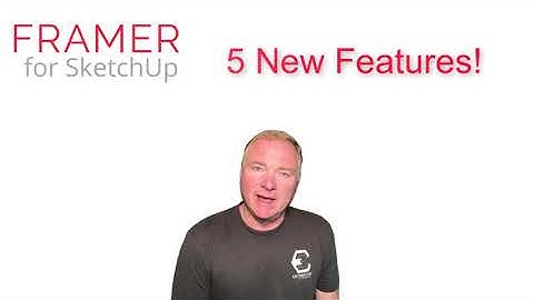 Framer for SketchUp: 5 NEW Features!