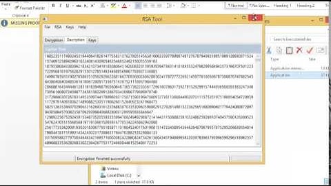 RSATool - RSA algorithm by software