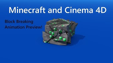 Minecraft Block Breaking Animation | Cinema 4D