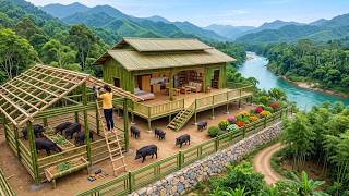 How The Girl Builds A Bamboo Pig House To Raise 2026 Black Wild Boars In The Forest In 250 Days
