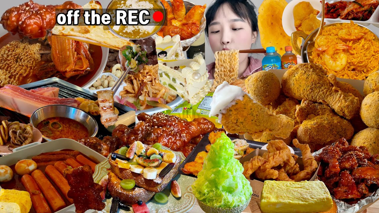 [옾더레] 아니 일일일식 한다며….확실해..? 확실하냐고….ㅂㄷㅂㄷ🤦‍♀️ | 뿌링클혼치세트,페리카나양념치킨,금돼지식당삼겹살,꼬들목,우리할매떡볶이,메론빙수,감자탕,버터케이크 등