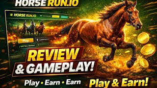 "HorseRun.io — Ultimate Blockchain Horse Racing Game | Build, Breed & Race NFTs" screenshot 1